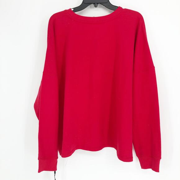 CALVIN KLEIN PERFORMANCE Crewneck Sweatshirt 2X Salsa Red Fitness Logo NWT - Picture 4 of 9